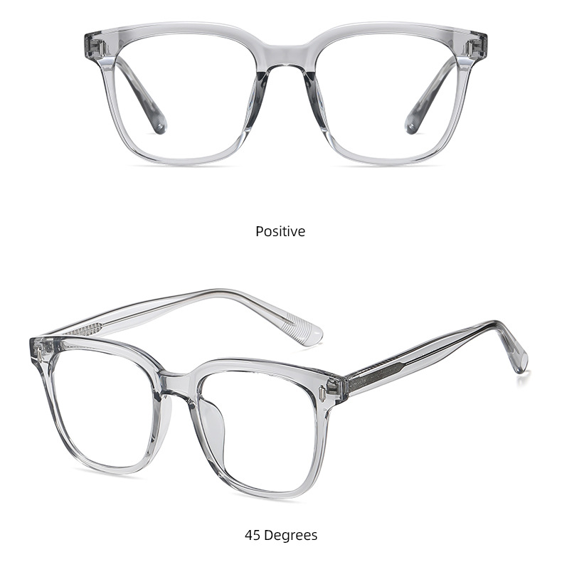 Gọng nhựa 1828 có sẵn tròng không độ trong suốt