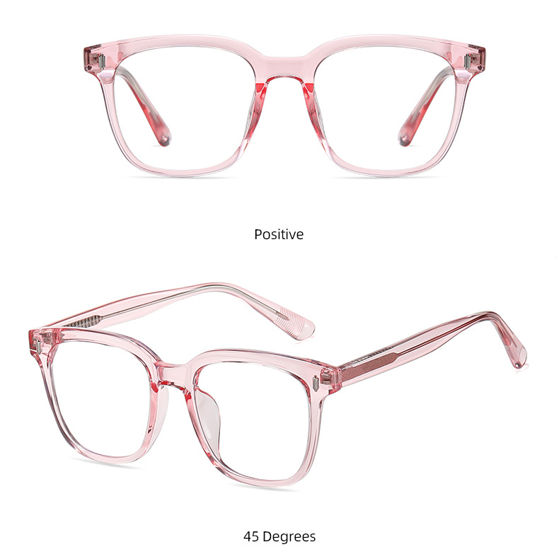 Gọng nhựa 1828 có sẵn tròng không độ trong suốt