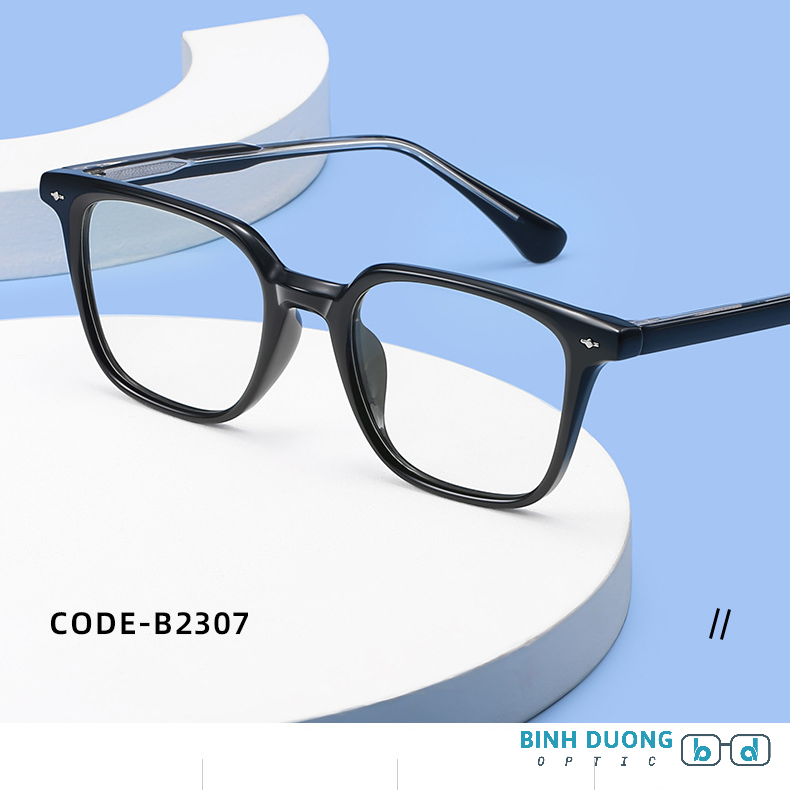 Gọng nhựa 2316 có sẵn tròng không độ trong suốt