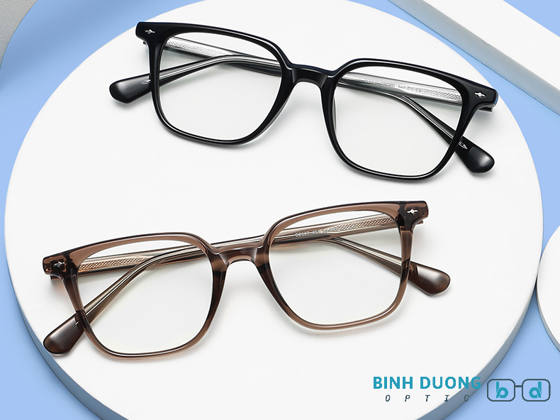 Gọng nhựa 2316 có sẵn tròng không độ trong suốt