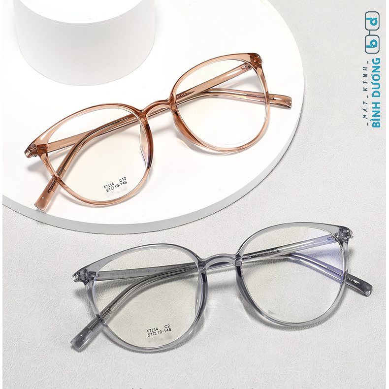 Gọng Oval bầu Fortei F7114 Xu Hướng Mạng Xã Hội 