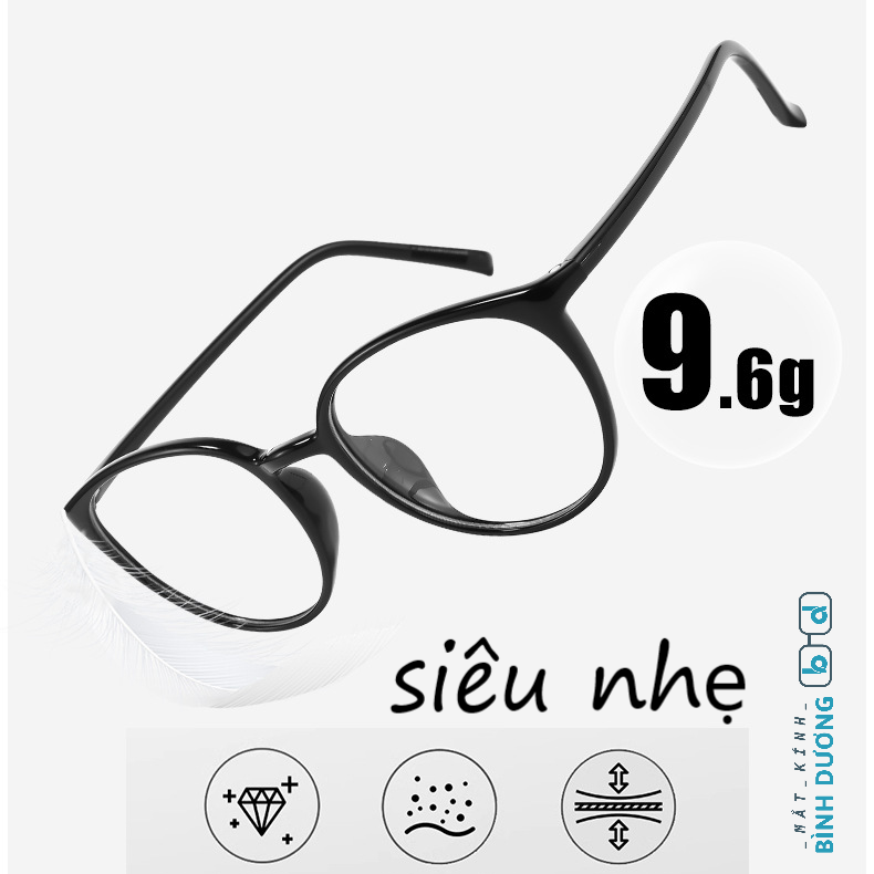 Gọng Oval bầu Fortei F7114 Xu Hướng Mạng Xã Hội 