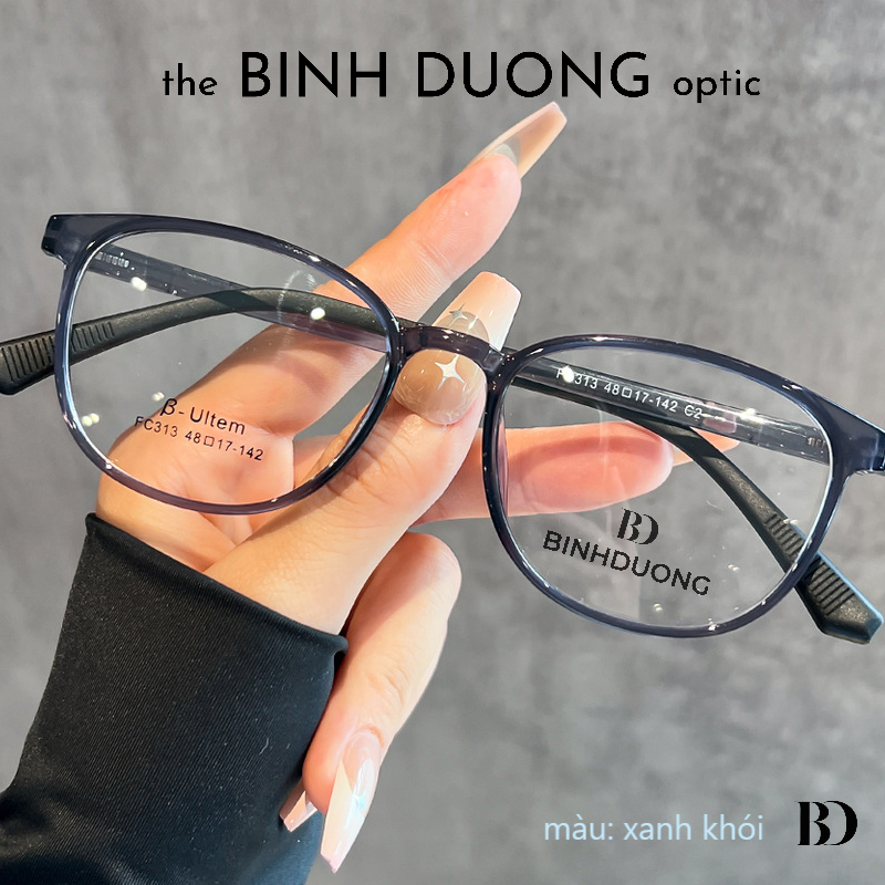 Gọng nhựa dẻo dáng bầu FC313 của Mắt Kính Bình Dương