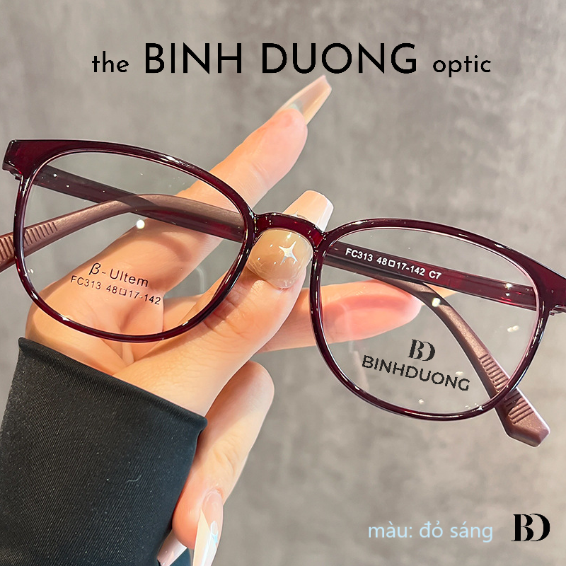 Gọng nhựa dẻo dáng bầu FC313 của Mắt Kính Bình Dương