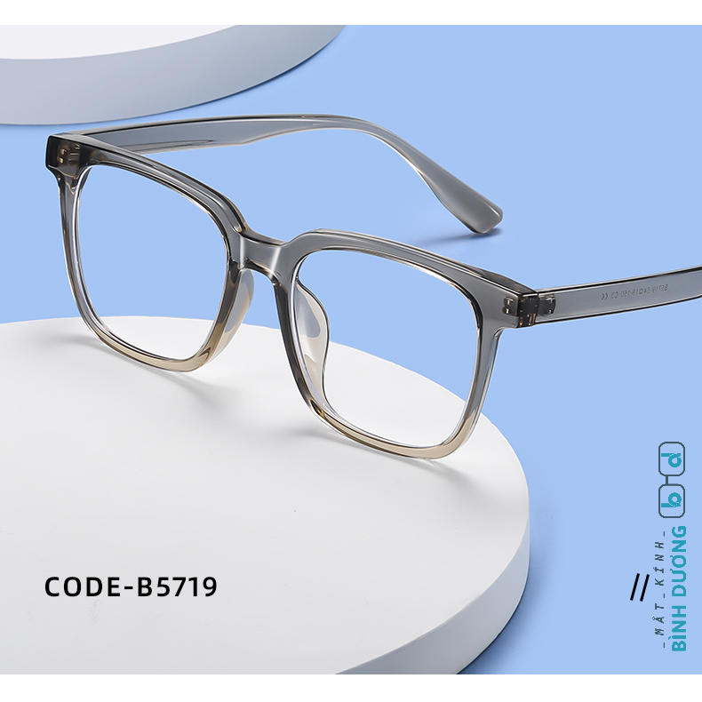 Gọng kính nhựa vuông 5719 đơn giản nhưng đẹp
