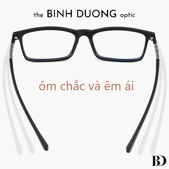 Gọng nhựa vuông dẻo 66005 của Mắt Kính Bình Dương