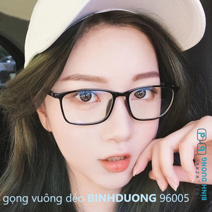 Gọng nhựa vuông dẻo 66005 của Mắt Kính Bình Dương