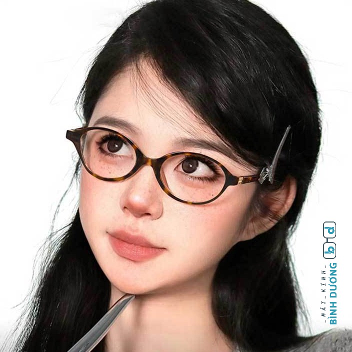 Gọng oval fortei F7115 xu hướng mạng xã hội