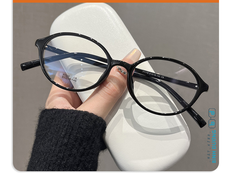 Gọng oval fortei F7115 xu hướng mạng xã hội