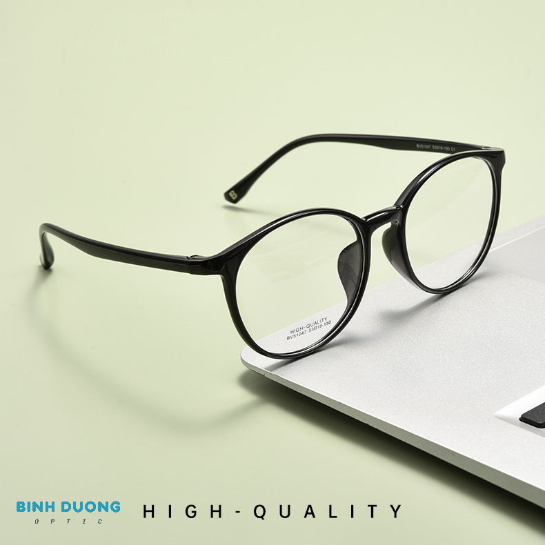 Gọng kính tròn 5147 nhựa dẻo thanh mảnh