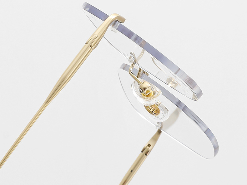 Gọng kính titan không viền PS6043 siêu bền nhẹ