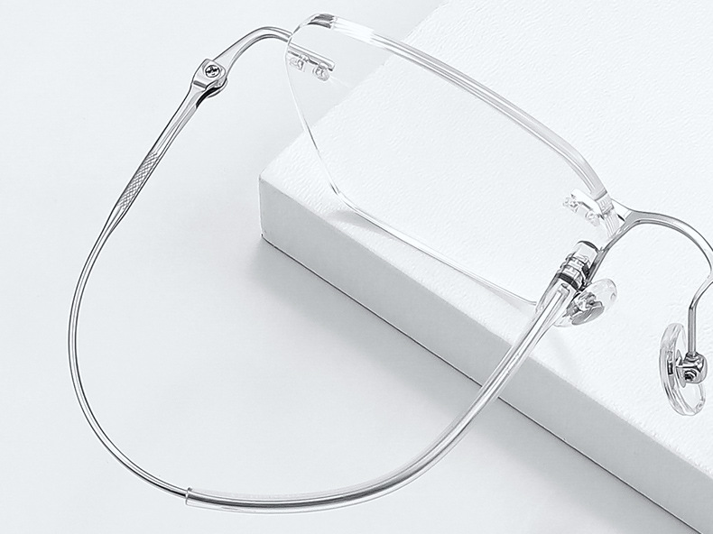 Gọng kính titan không viền Z6072 siêu nhẹ thanh lịch