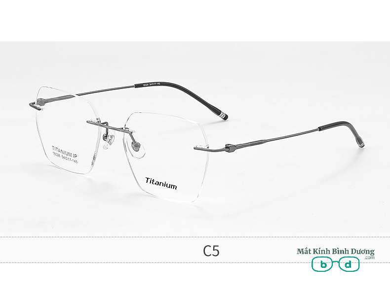 Gọng kính titan không viền Z6072 siêu nhẹ thanh lịch