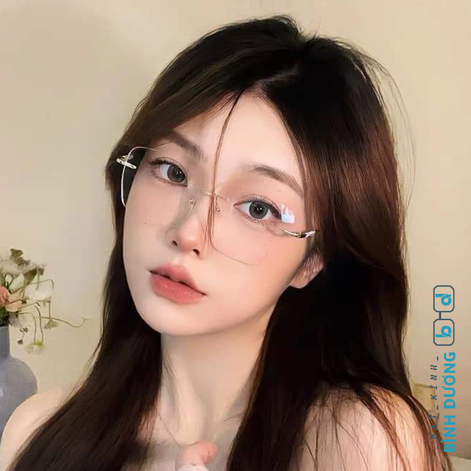 Gọng kính titan không viền Z6072 siêu nhẹ thanh lịch