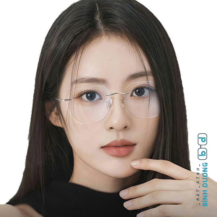 Kính không viền WKL 9505 tổng tài của Mắt Kính Bình Dương