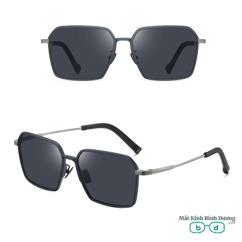 Kính mát thời trang HD 9707 titan cao cấp