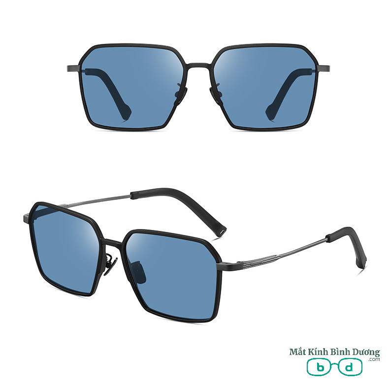 Kính mát thời trang HD 9707 titan cao cấp