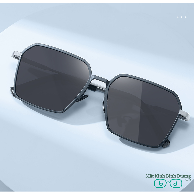 Kính mát thời trang HD 9707 titan cao cấp