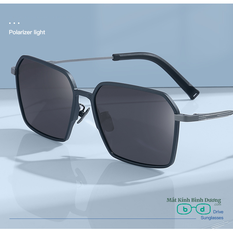 Kính mát thời trang HD 9707 titan cao cấp