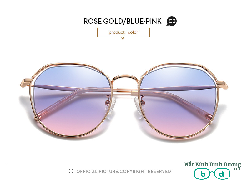 Kính mát thời trang 9901 chống chói ngăn UV mới