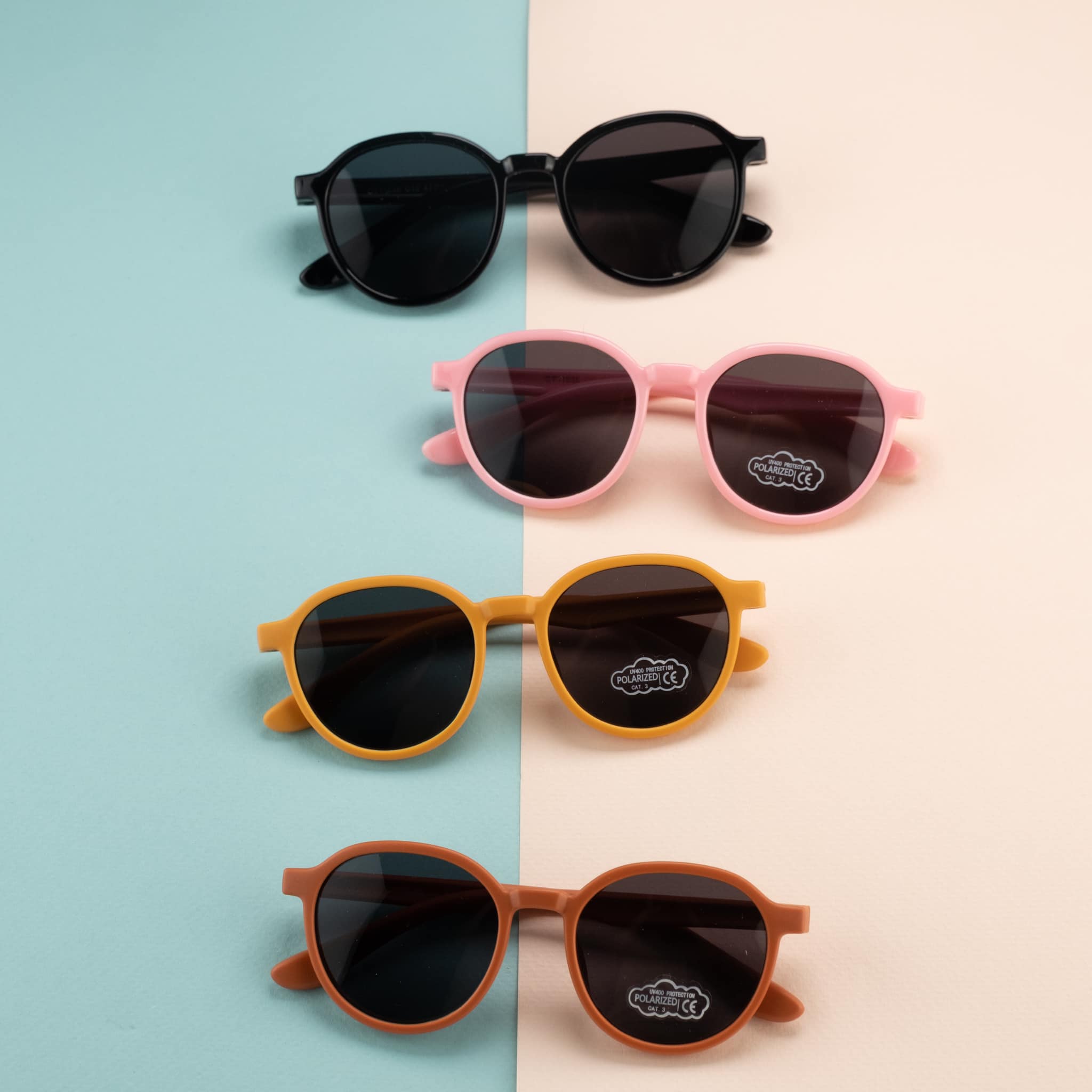 Kính Mát Thời Trang Trẻ Em Gọng Dẻo Tròng Tốt Ngăn UV P1