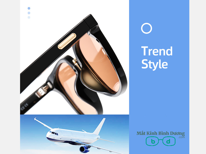 Mắt kính thời trang 8303 chống chói ngăn UV