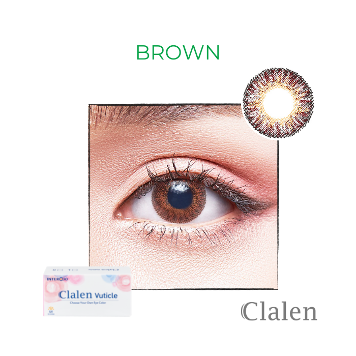 Kính áp tròng màu Nâu Đậm Brown 3T (giá 1 cặp)