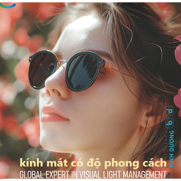 Tròng kính mát có độ phong cách