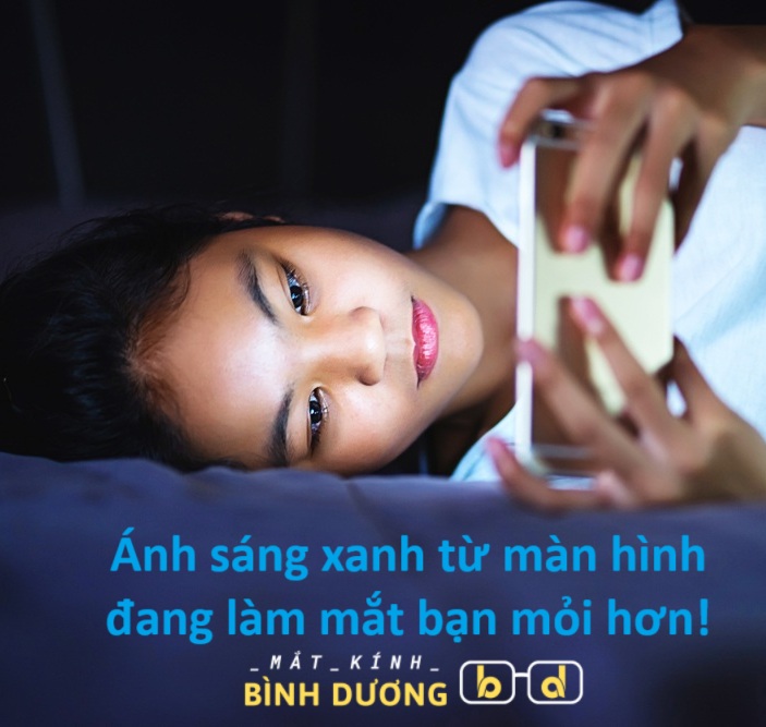 Tròng kính ngăn ánh sáng xanh màn hình